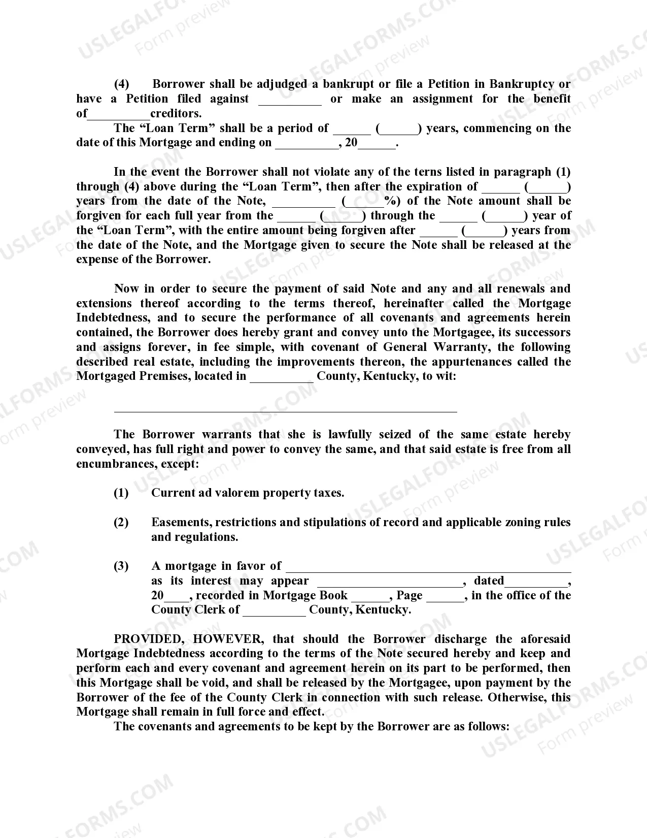 Preview Second Mortgage