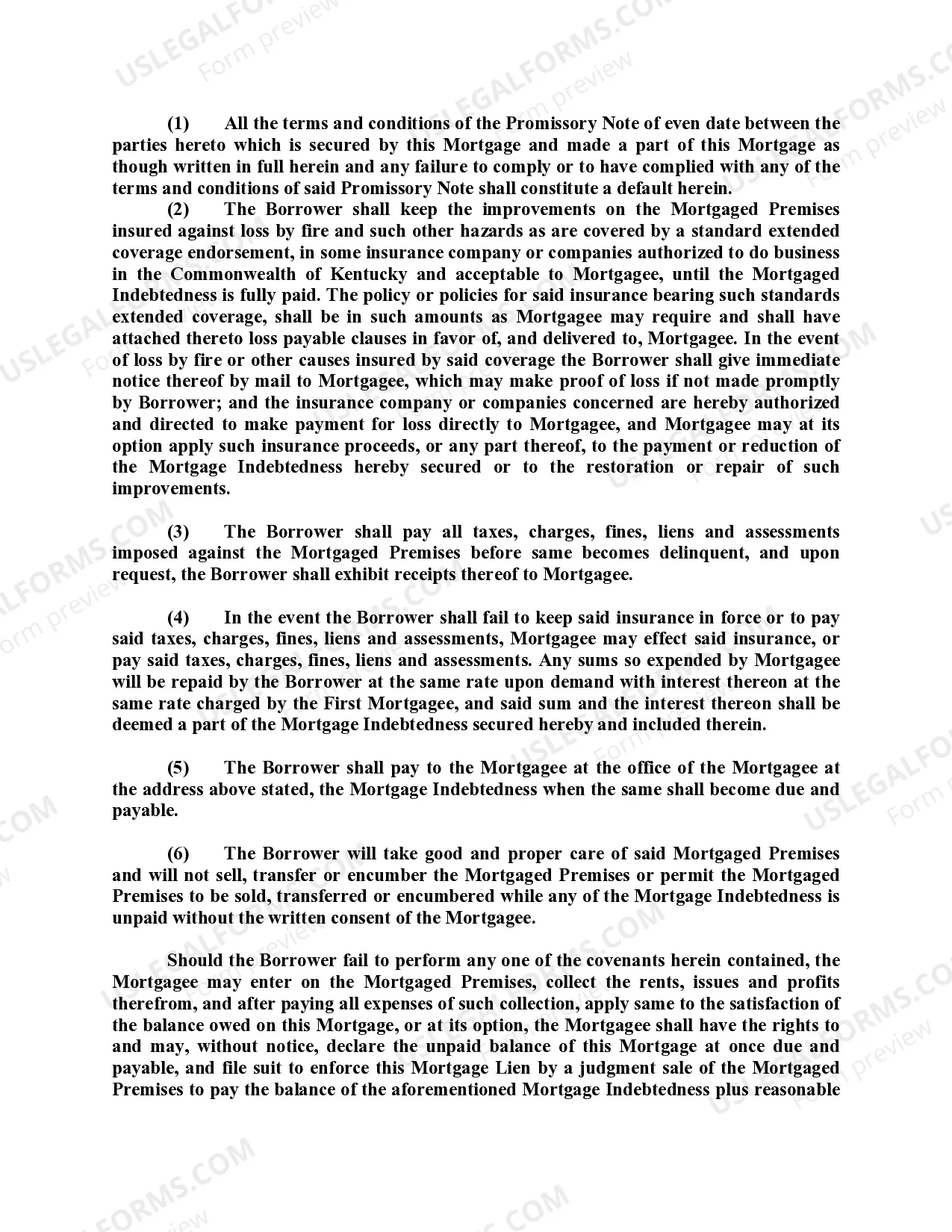 Preview Second Mortgage