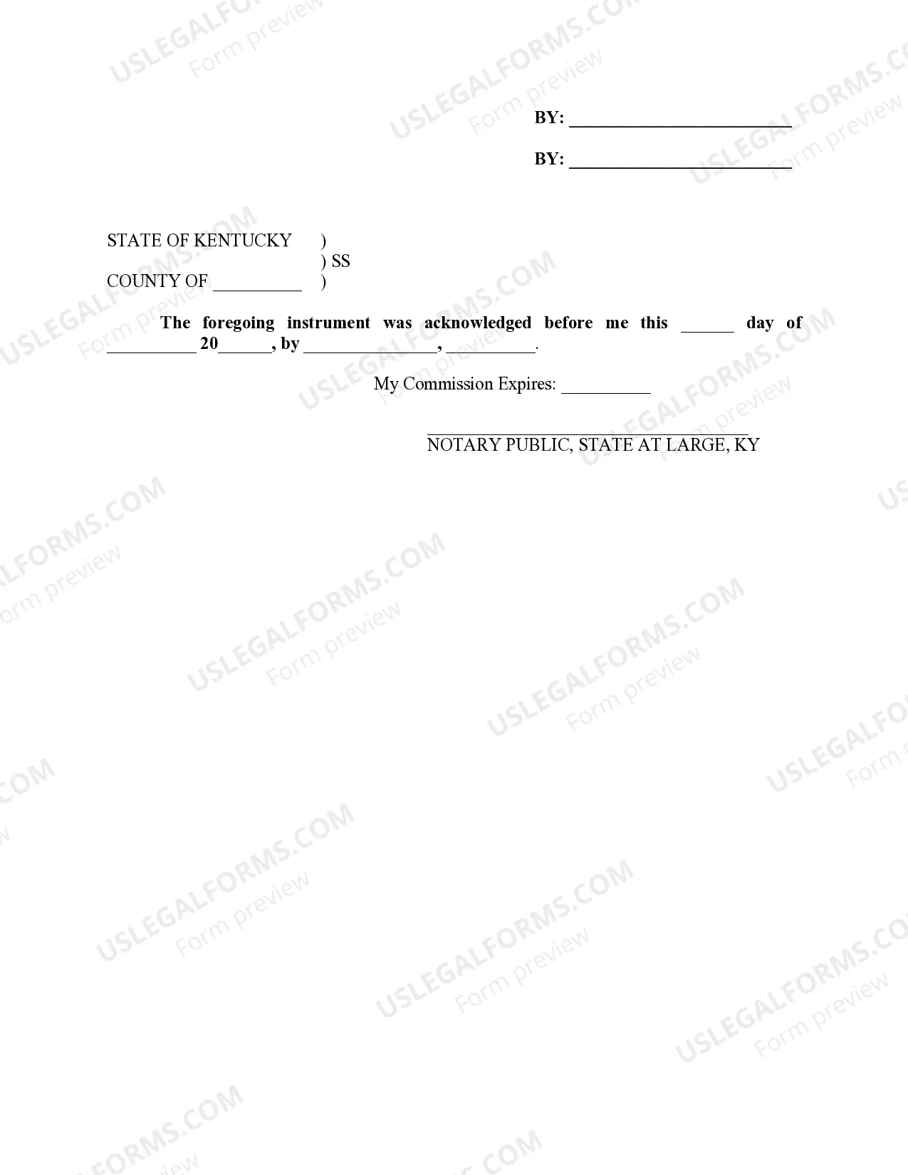 Preview Negative Pledge Agreement