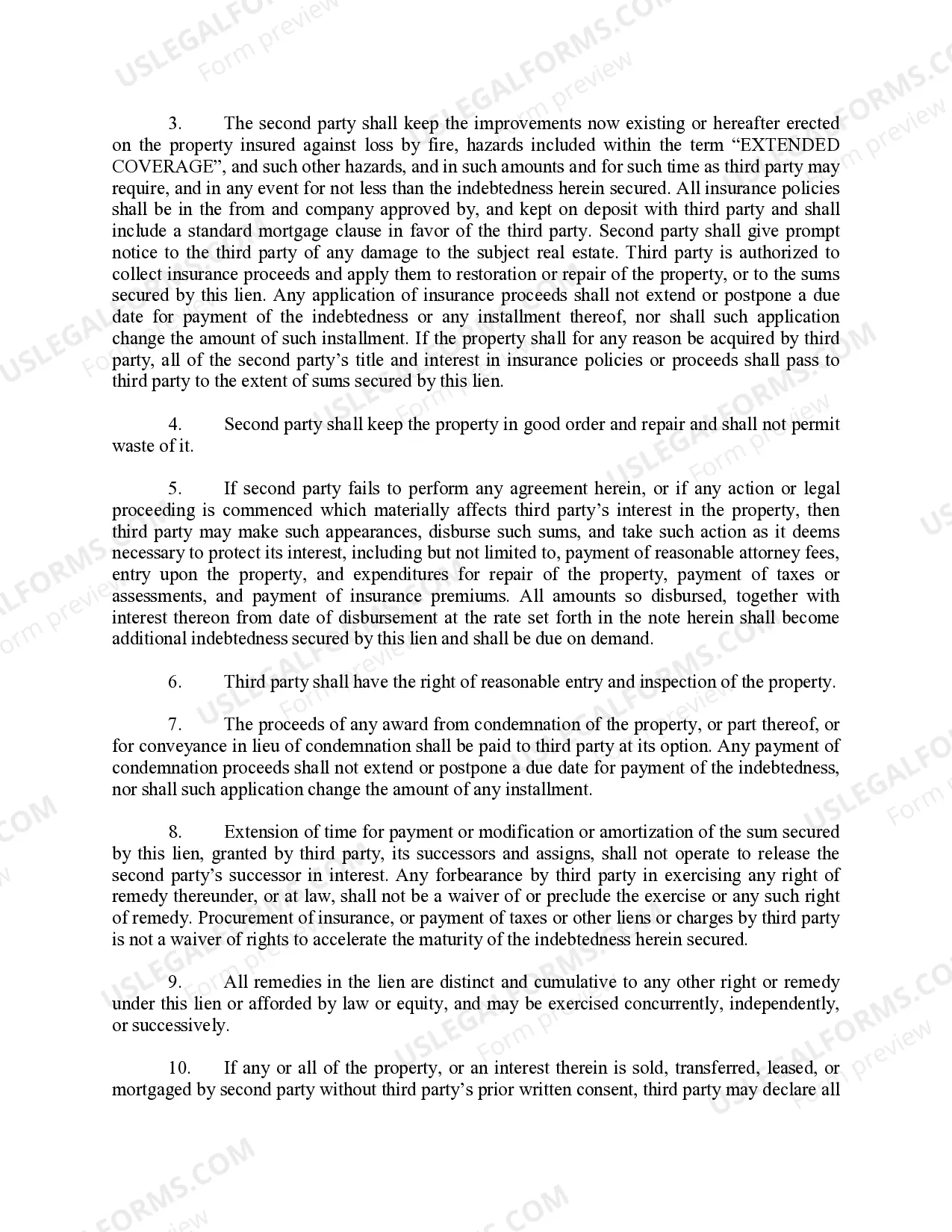 Preview Deed With Lien