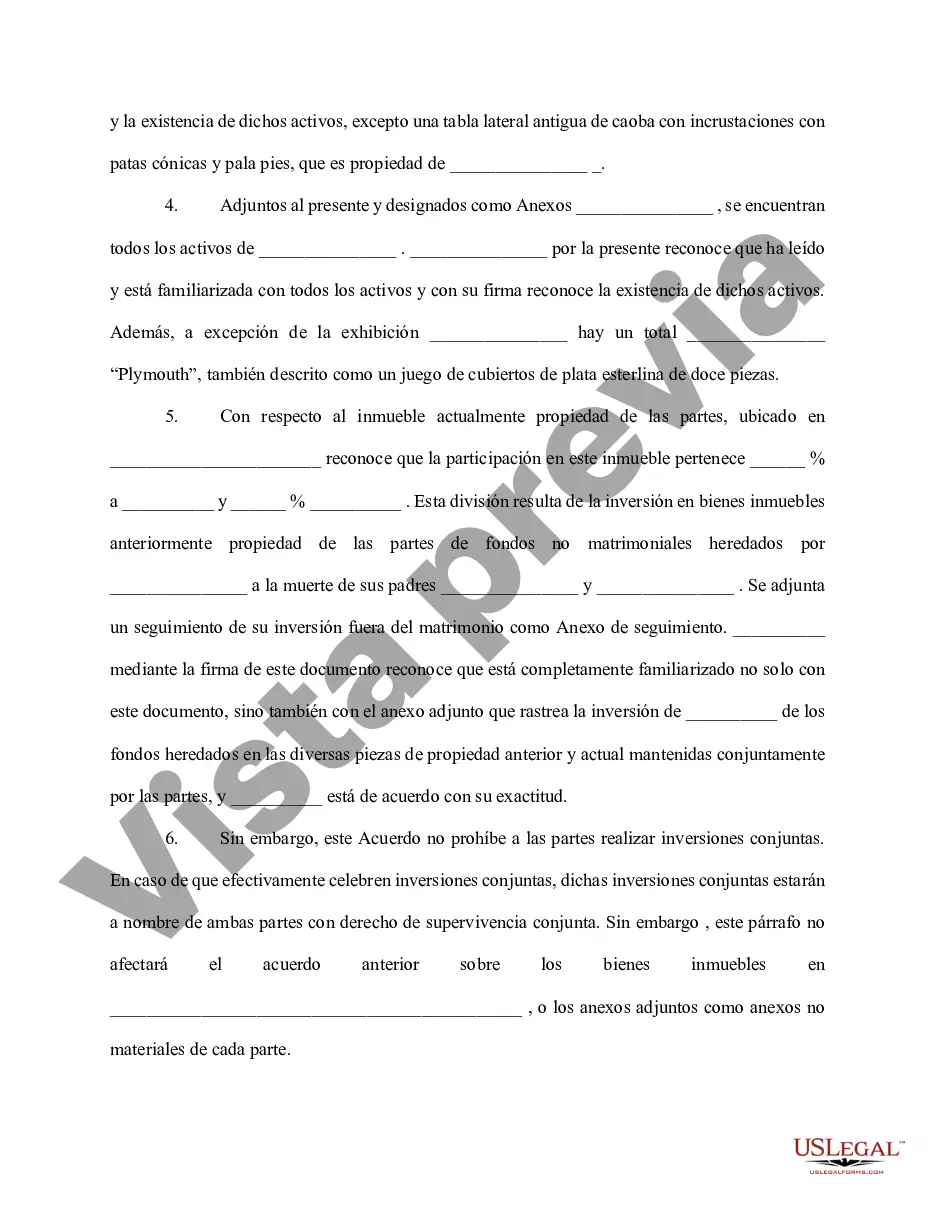 Preview Acuerdo antenupcial y rastreo de reconocimiento de activos no marciales