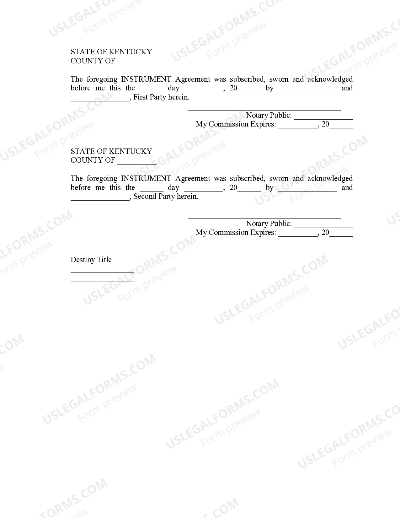 Preview Ingress/Egress and Utility Easement Agreement and Conveyance of Right of Way