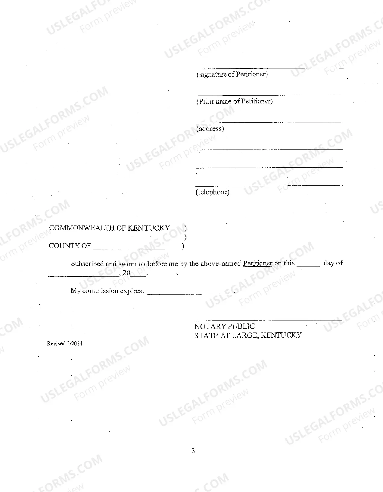 Preview Deposition of Petitioner