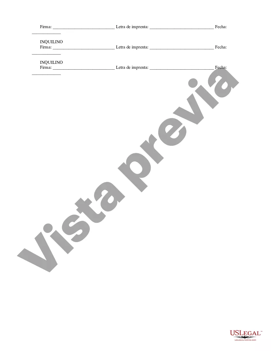 Preview Acuerdo de extensión de arrendamiento residencial o de alquiler