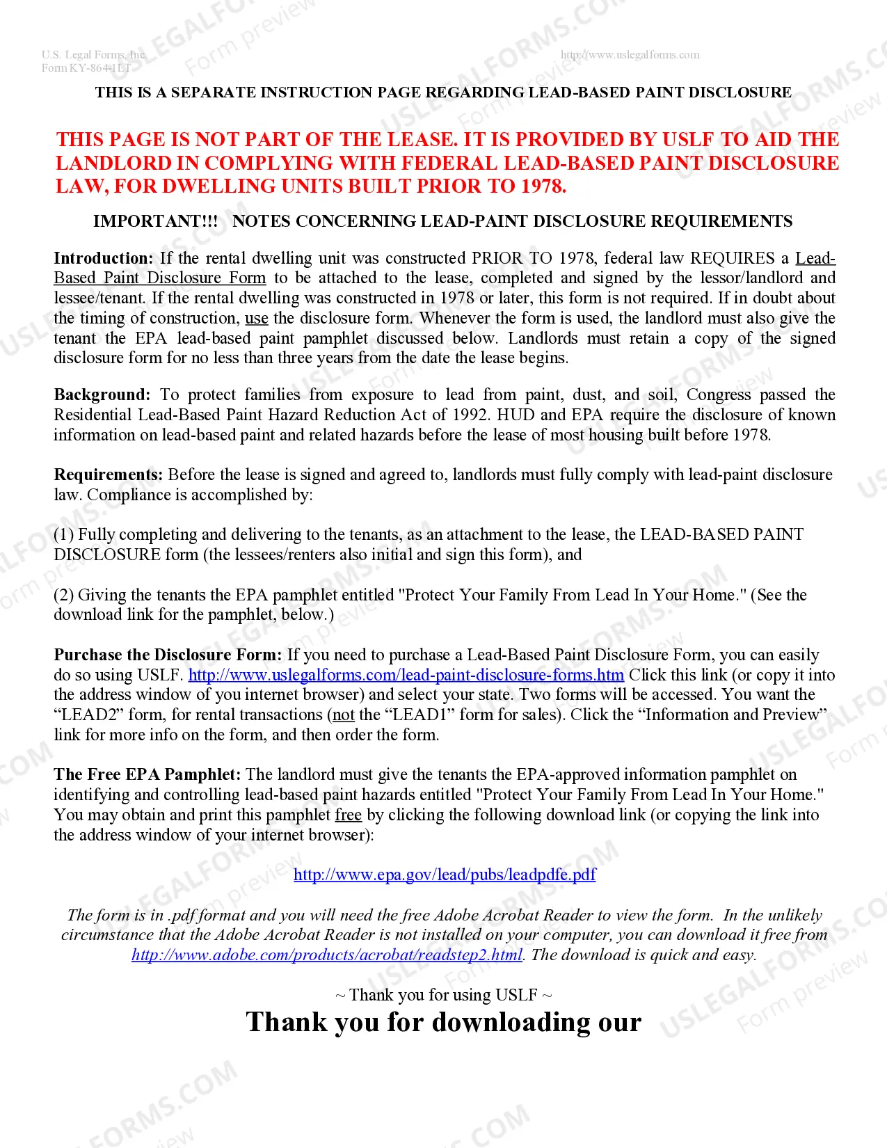 Preview Residential Lease or Rental Agreement for Month to Month