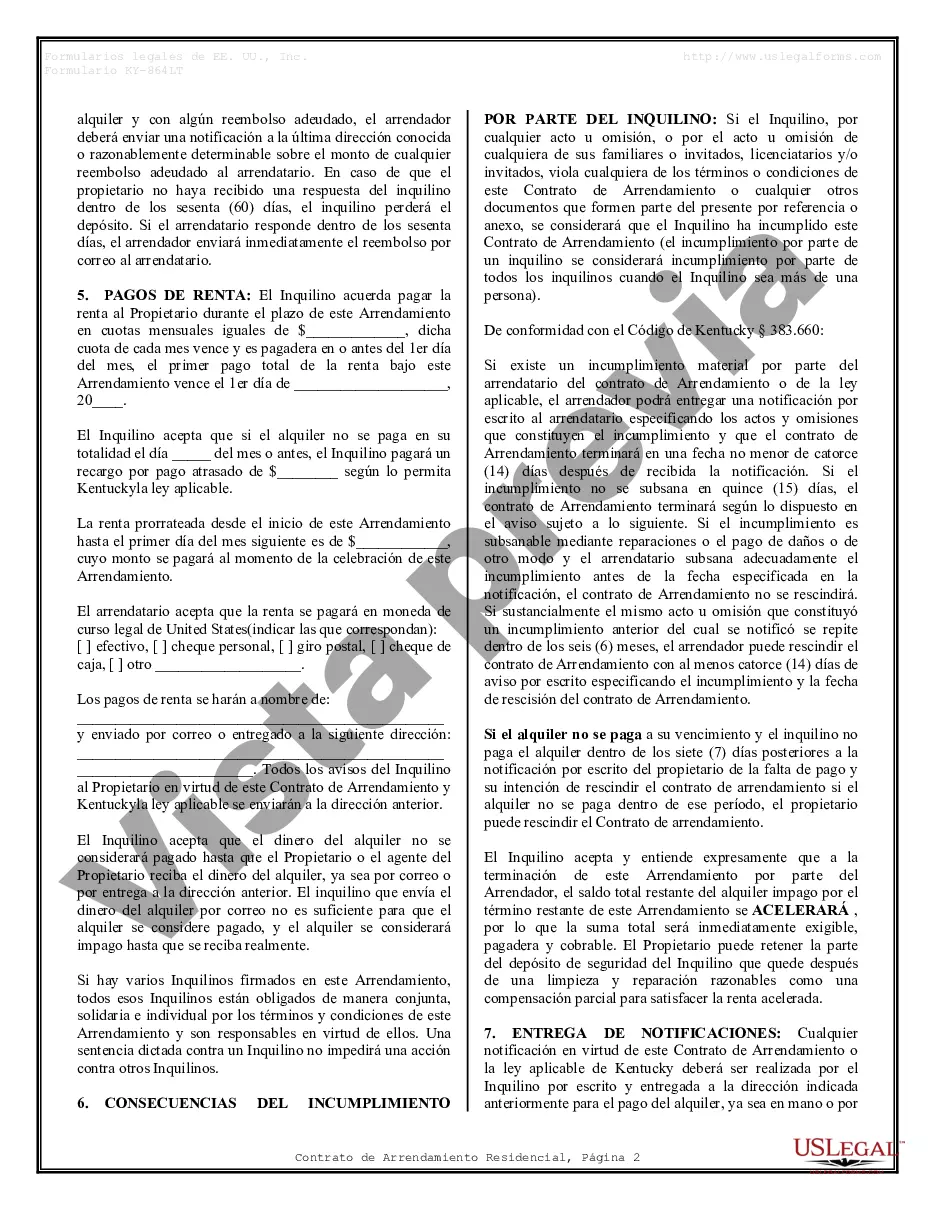 Preview Contrato de arrendamiento de alquiler residencial