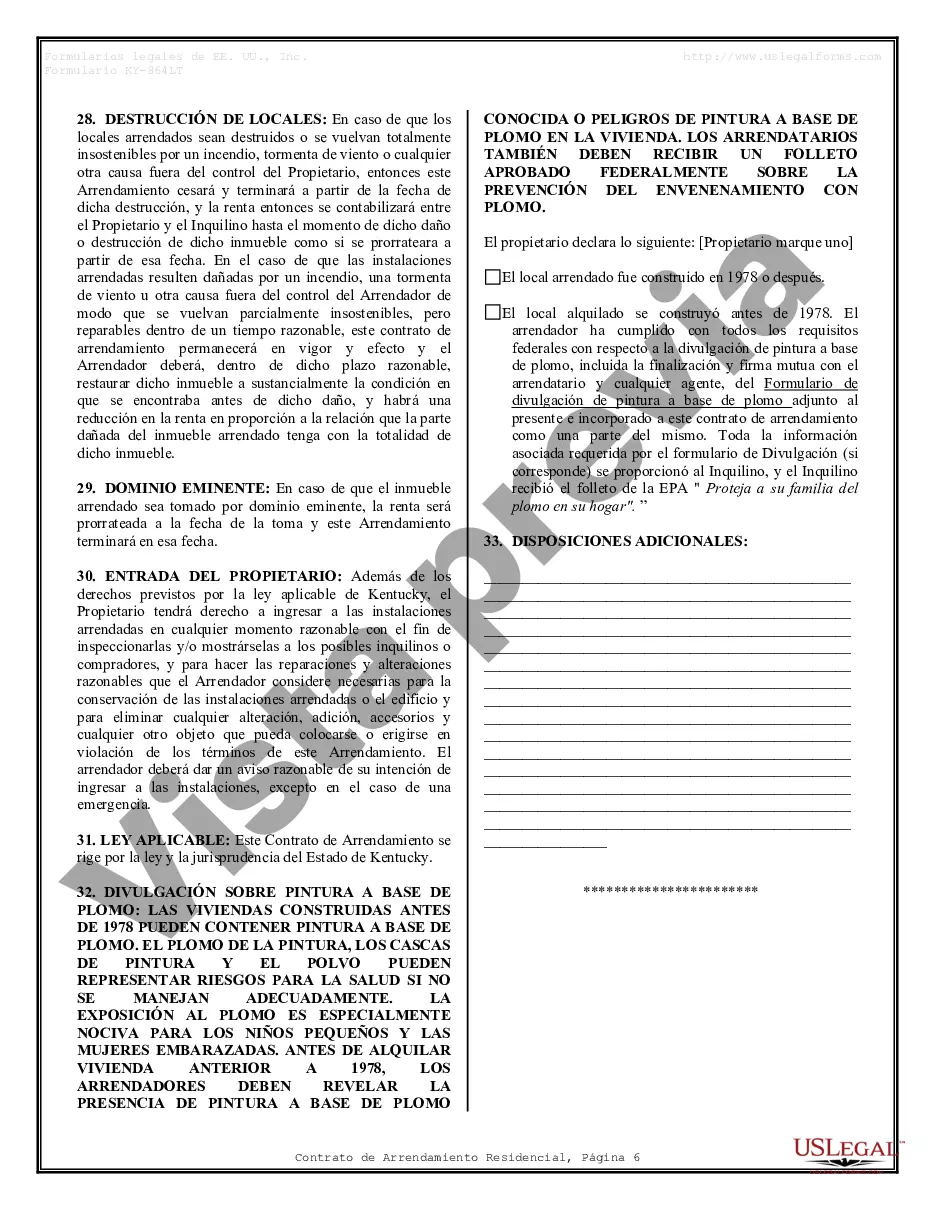 Preview Contrato de arrendamiento de alquiler residencial