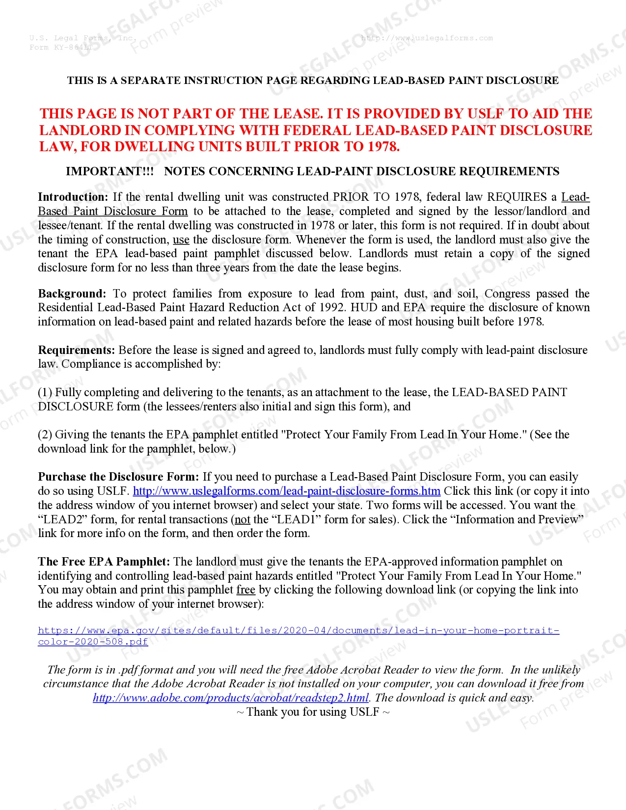 Preview Residential Rental Lease Agreement