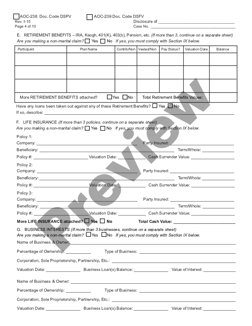 Preview Simplified Verified Disclosure