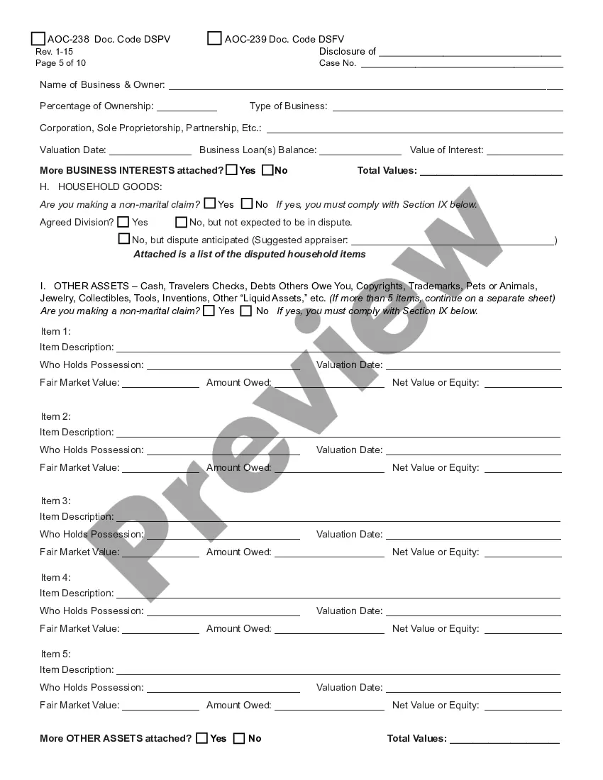 Preview Simplified Verified Disclosure