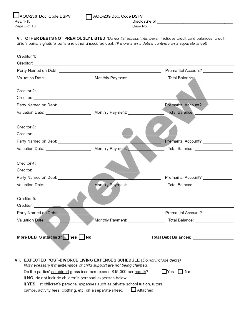 Preview Simplified Verified Disclosure