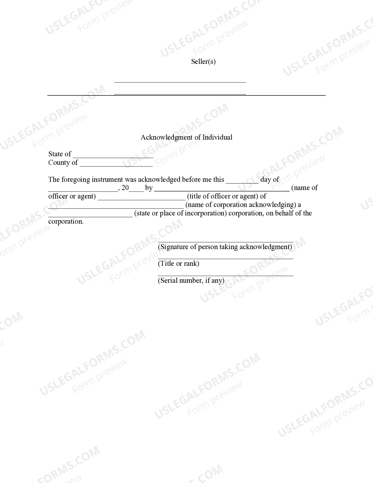 Preview Bill of Sale with Warranty by Individual Seller