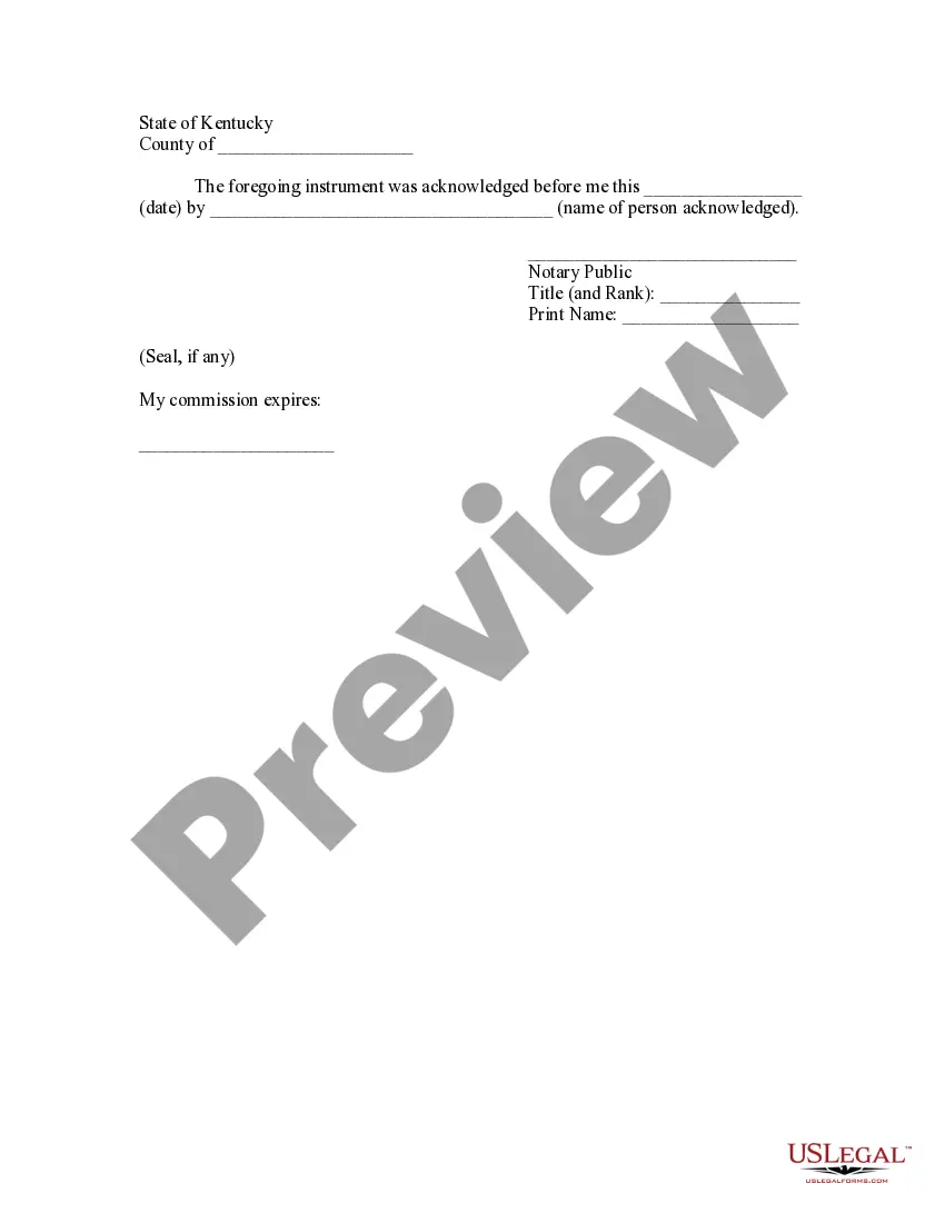 Preview Letter to Lienholder to Notify of Trust