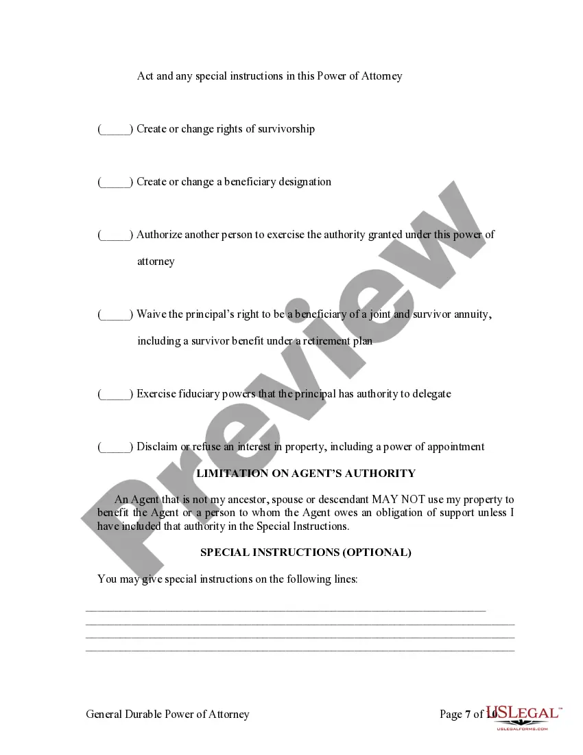 Get General Durable Power of Attorney for Property and Finances or Financial Effective Immediately Preview General Durable Power of Attorney for Property and Finances or Financial Effective Immediately