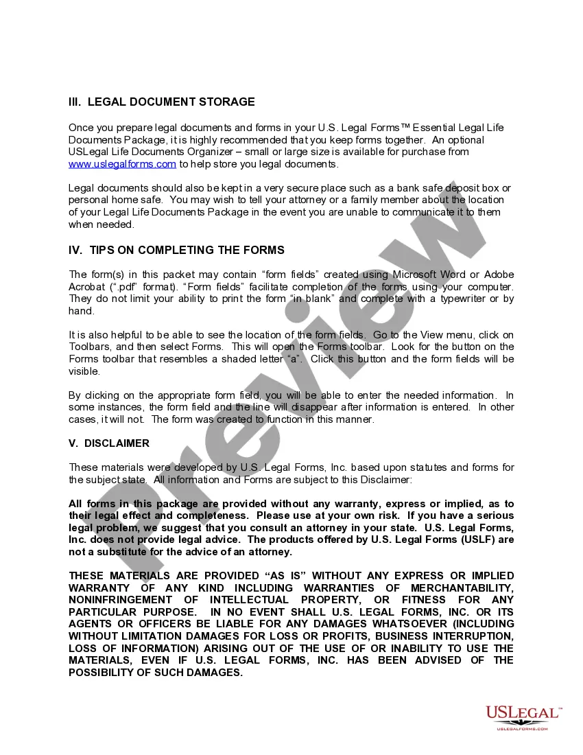 Preview Kentucky Essential Legal Life Documents for Military Personnel