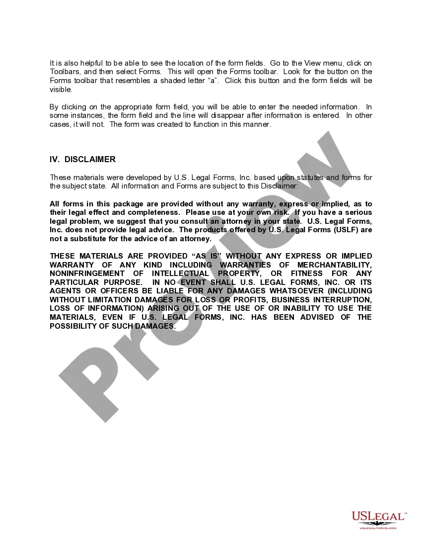 Preview Kentucky Construction or Mechanics Lien Package - Corporation or LLC