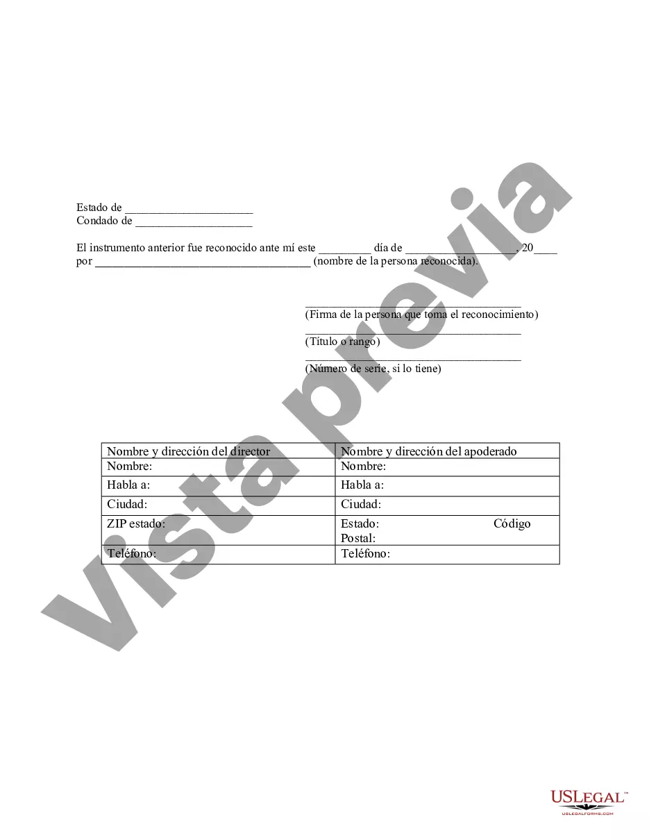 Preview Poder notarial limitado en el que se especifican poderes con ejemplos de poderes incluidos