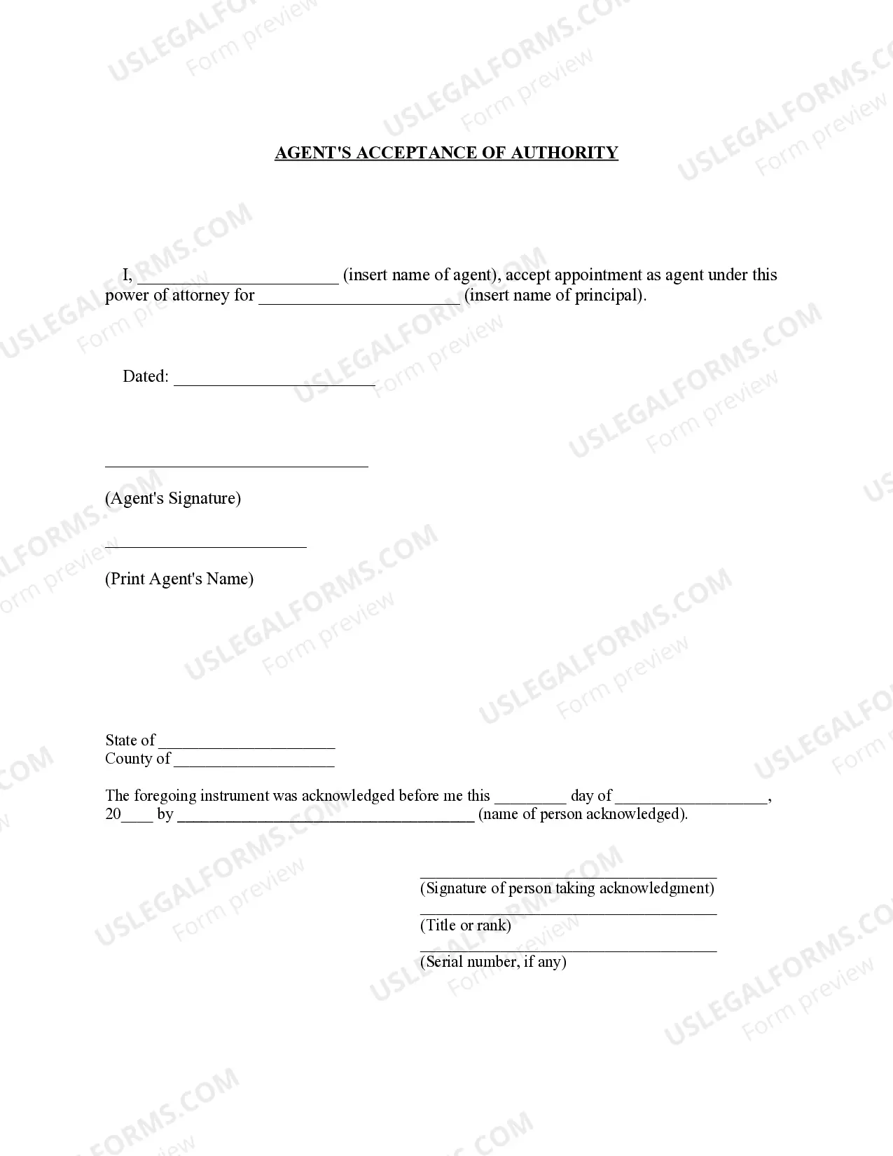 Preview Special Durable Power of Attorney for Bank Account Matters