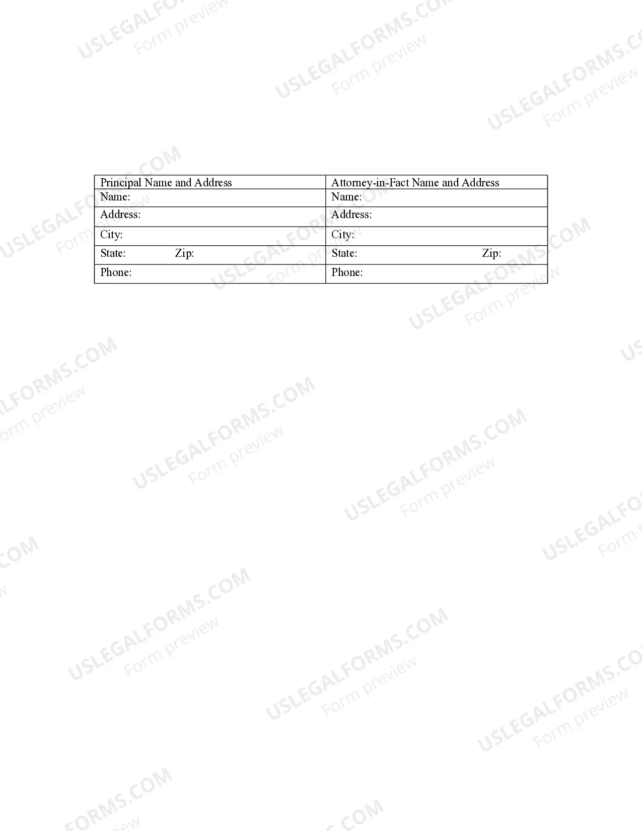 Preview Special Durable Power of Attorney for Bank Account Matters