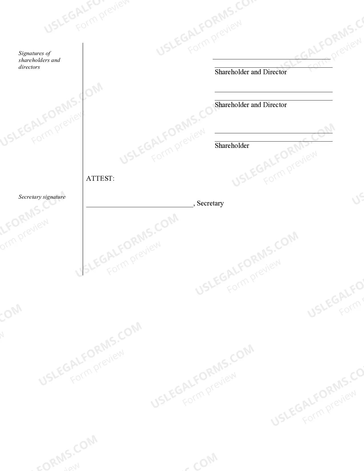 Preview Sample Annual Minutes for a Kentucky Professional Service Corporation