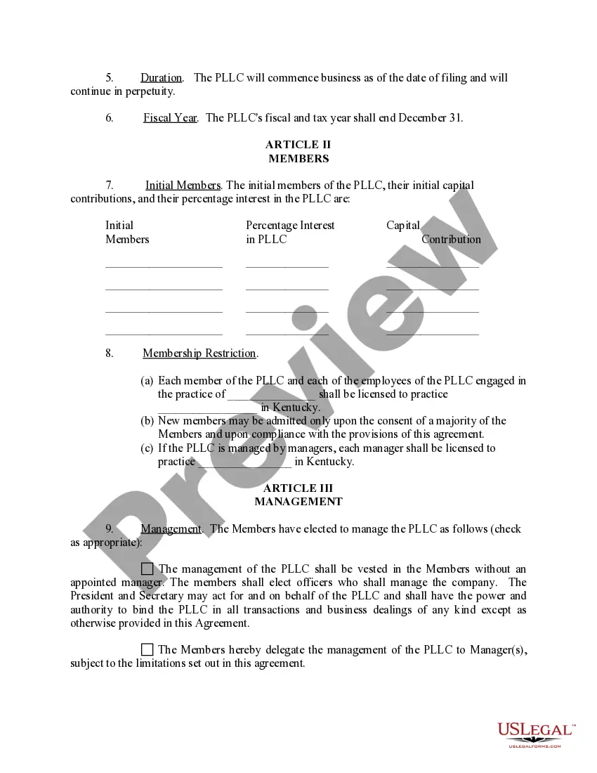 Get Sample Operating Agreement for Professional Limited Liability Company PLLC Preview Sample Operating Agreement for Professional Limited Liability Company PLLC