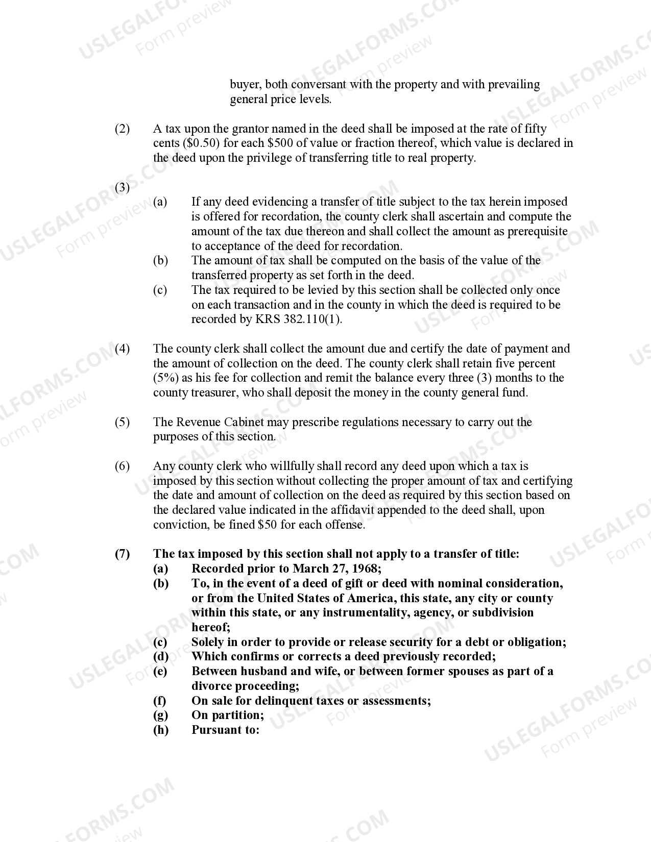 Kentucky Fiduciary Deed for use by Executors, Trustees, Trustors