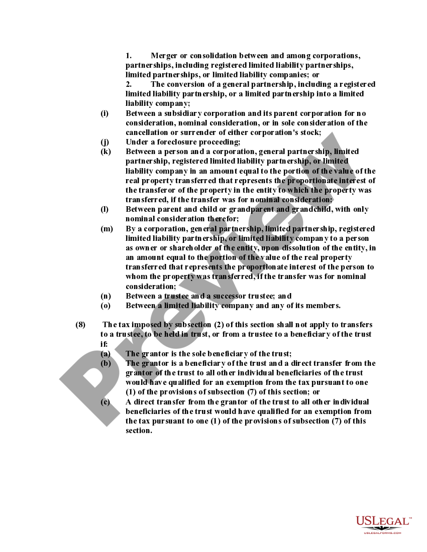 Kentucky Fiduciary Deed for use by Executors, Trustees, Trustors