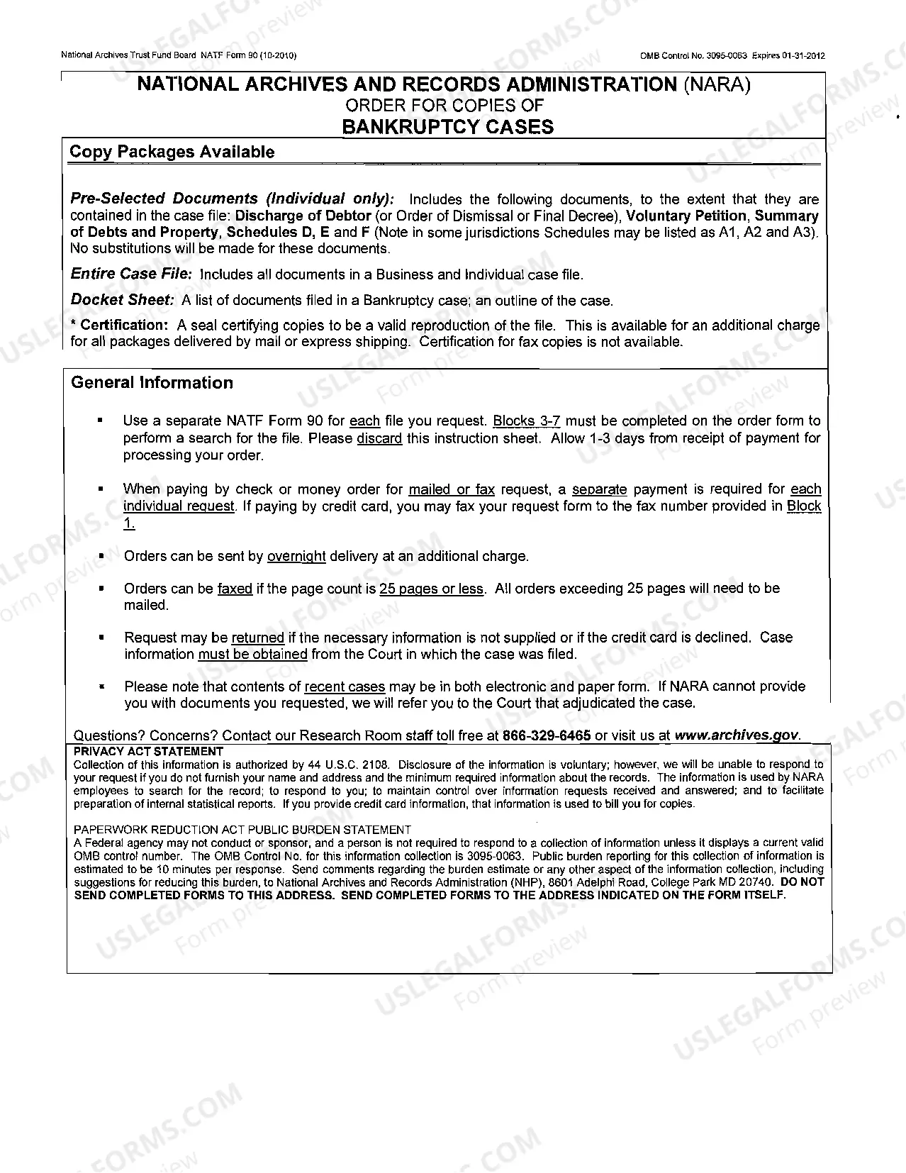 Preview Changes to National Archives' Fee Schedule and Forms