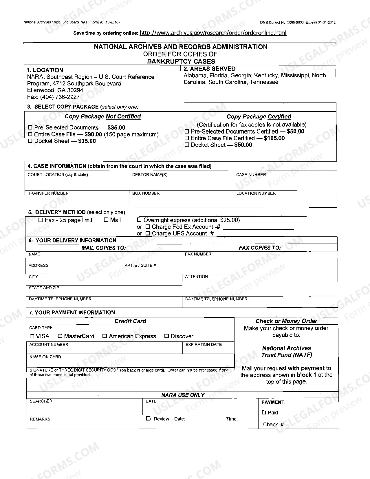 Preview Changes to National Archives' Fee Schedule and Forms