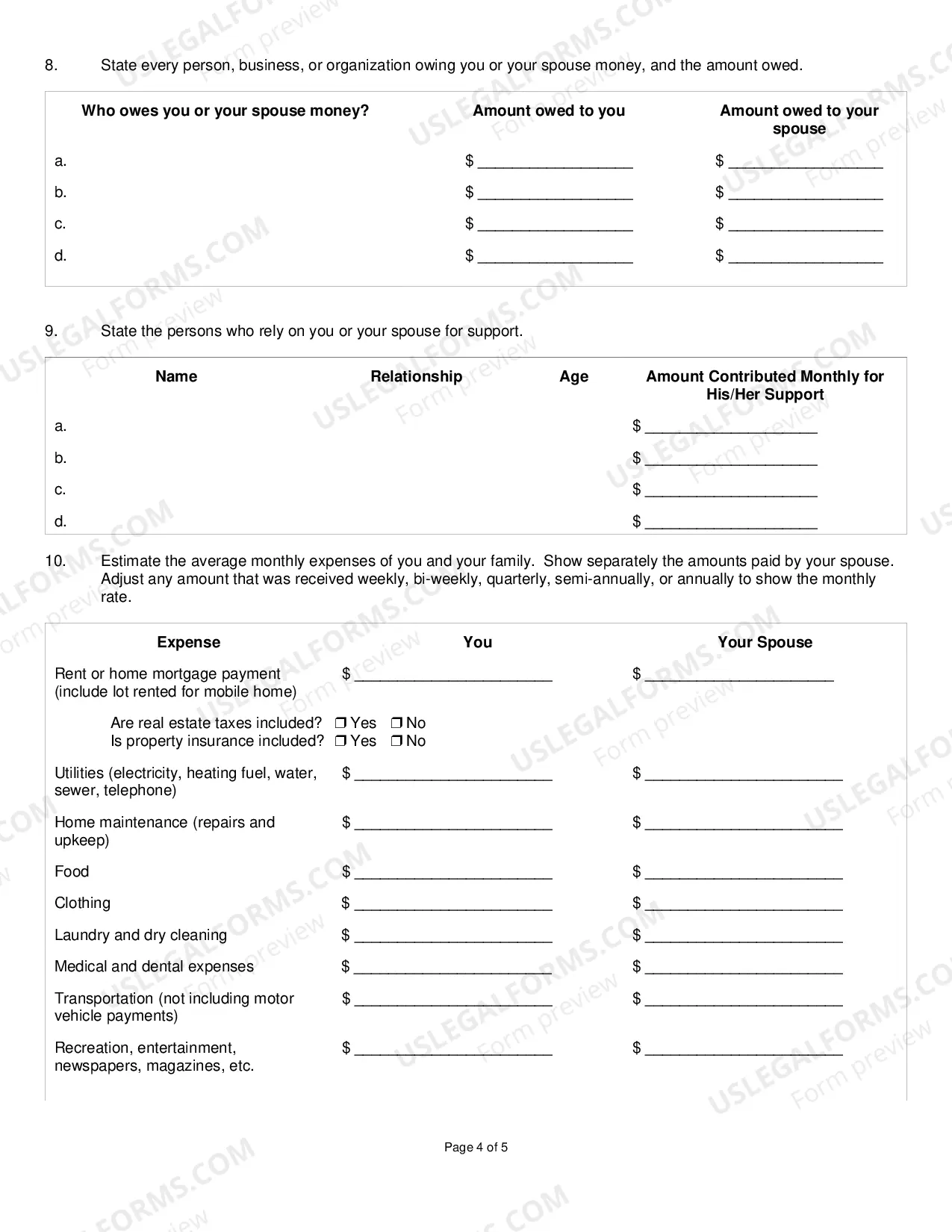 Preview Non-Prisoner Application to Proceed Without Prepayment of Fees