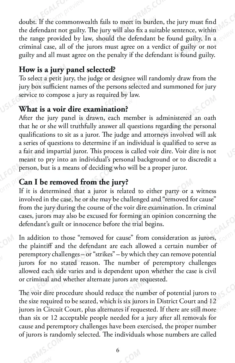 Preview You, The Jury Handbook