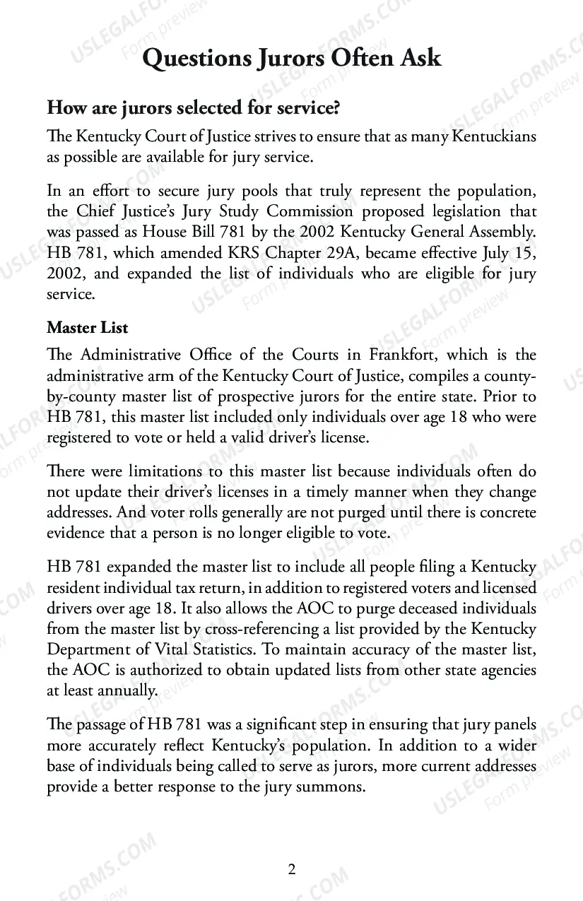 Preview You, The Jury Handbook