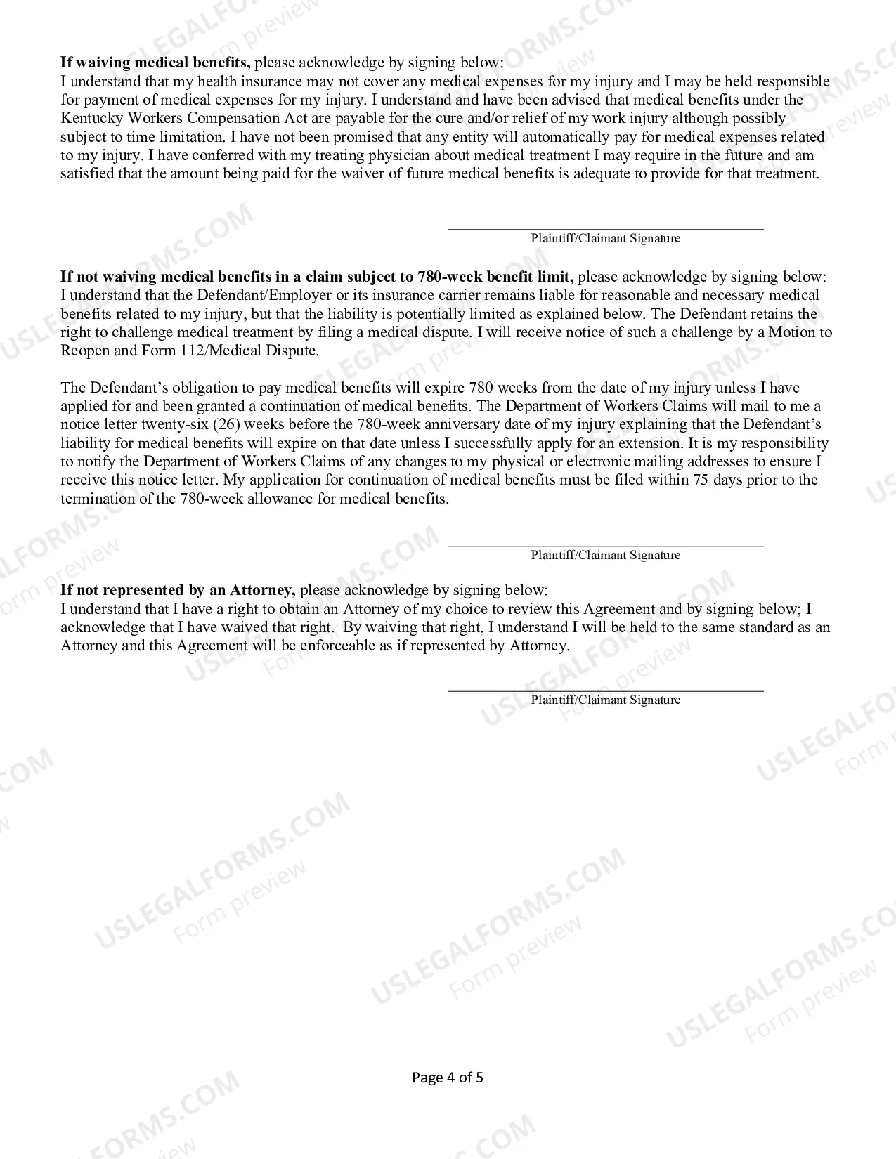 Preview Agreement as to Compensation and Order Approving Settlement - Occupational Disease-Hearing Loss