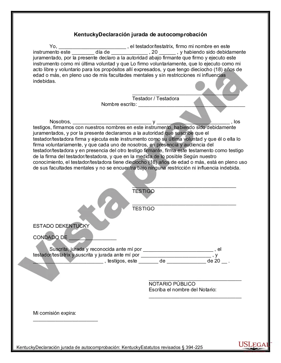 Preview Último testamento legal y formulario de testamento con todos los bienes en fideicomiso llamado testamento invertido
