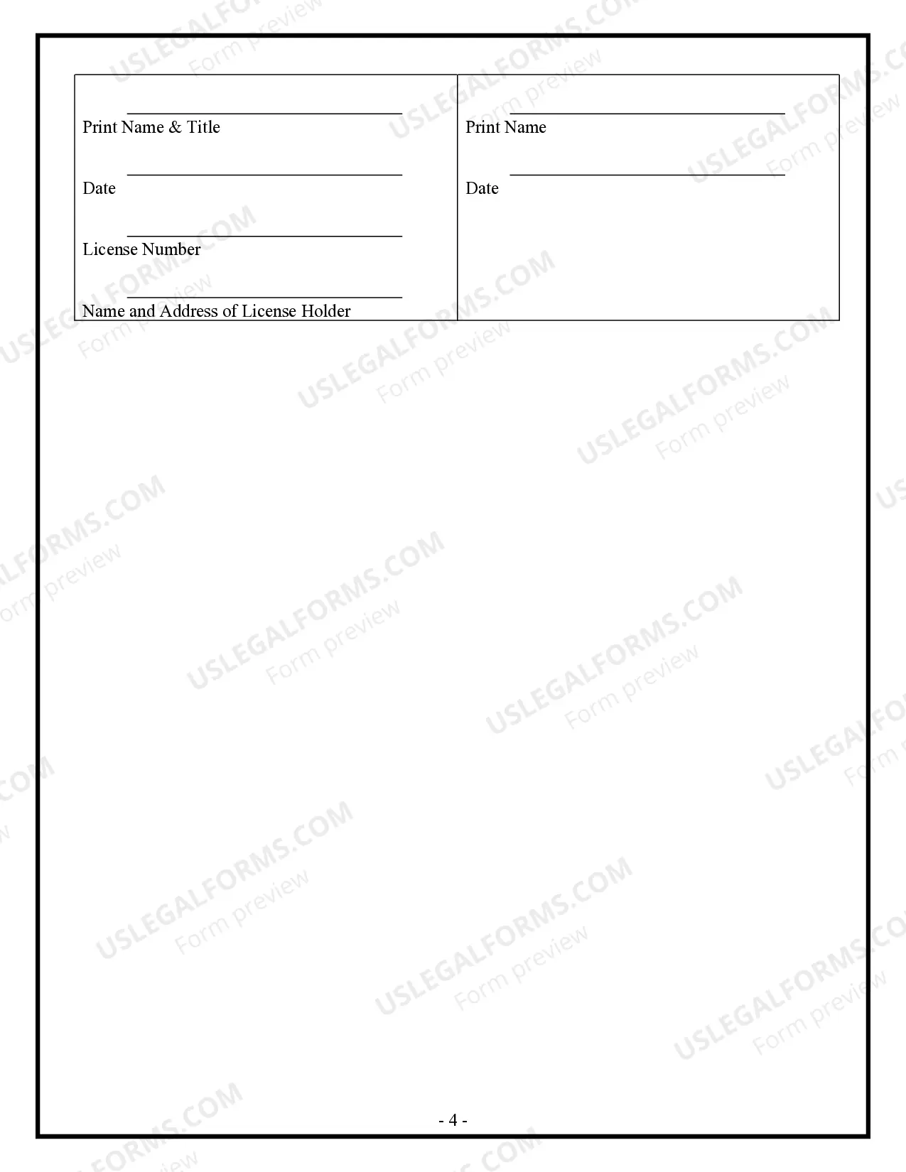 Preview Demolition Contract for Contractor