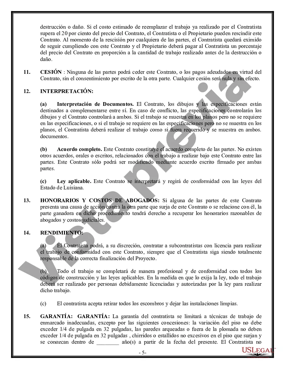 Preview Contrato marco para contratista