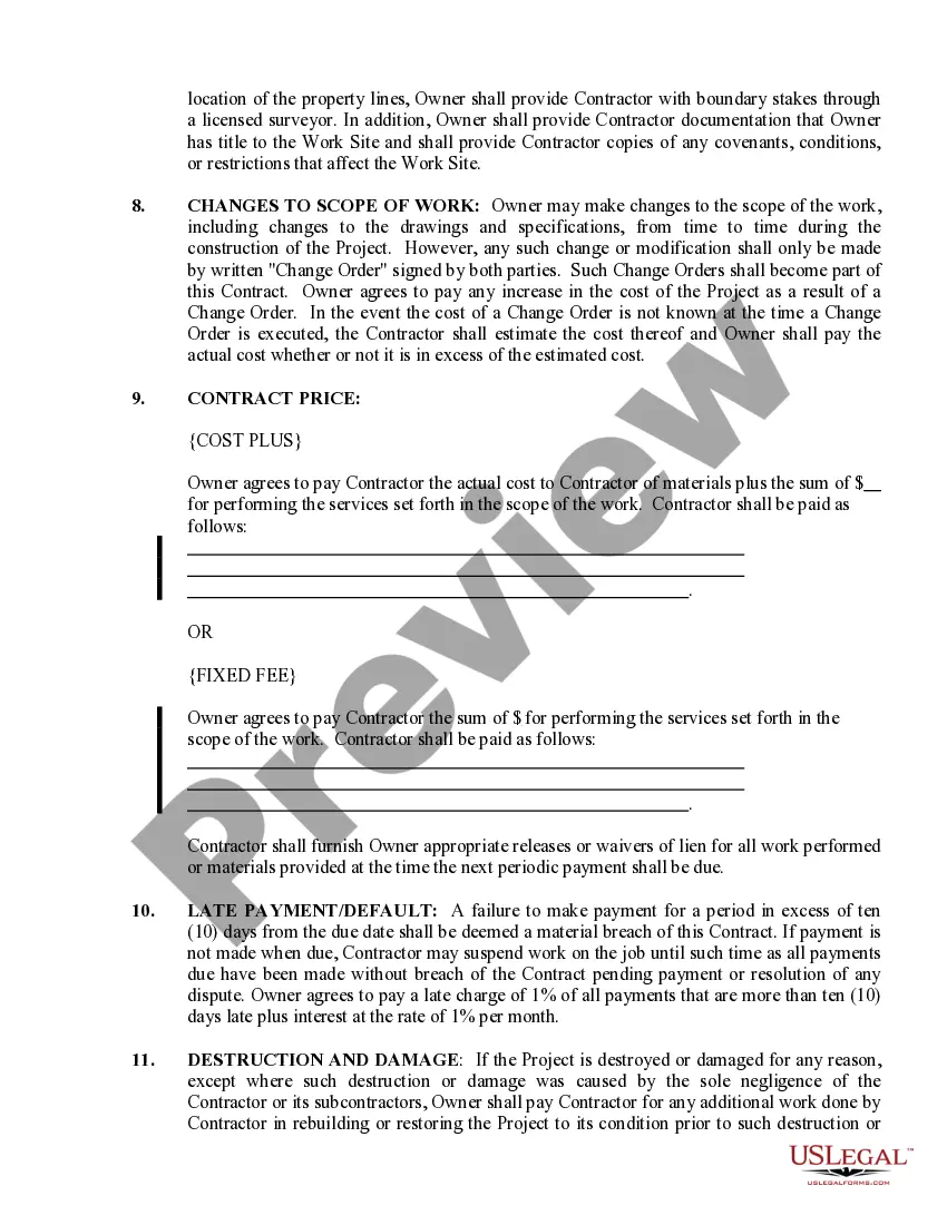Preview Flooring Contract for Contractor