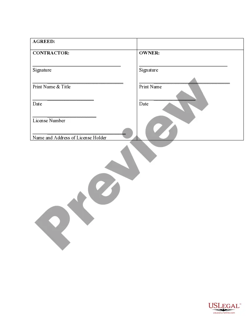 Preview Flooring Contract for Contractor