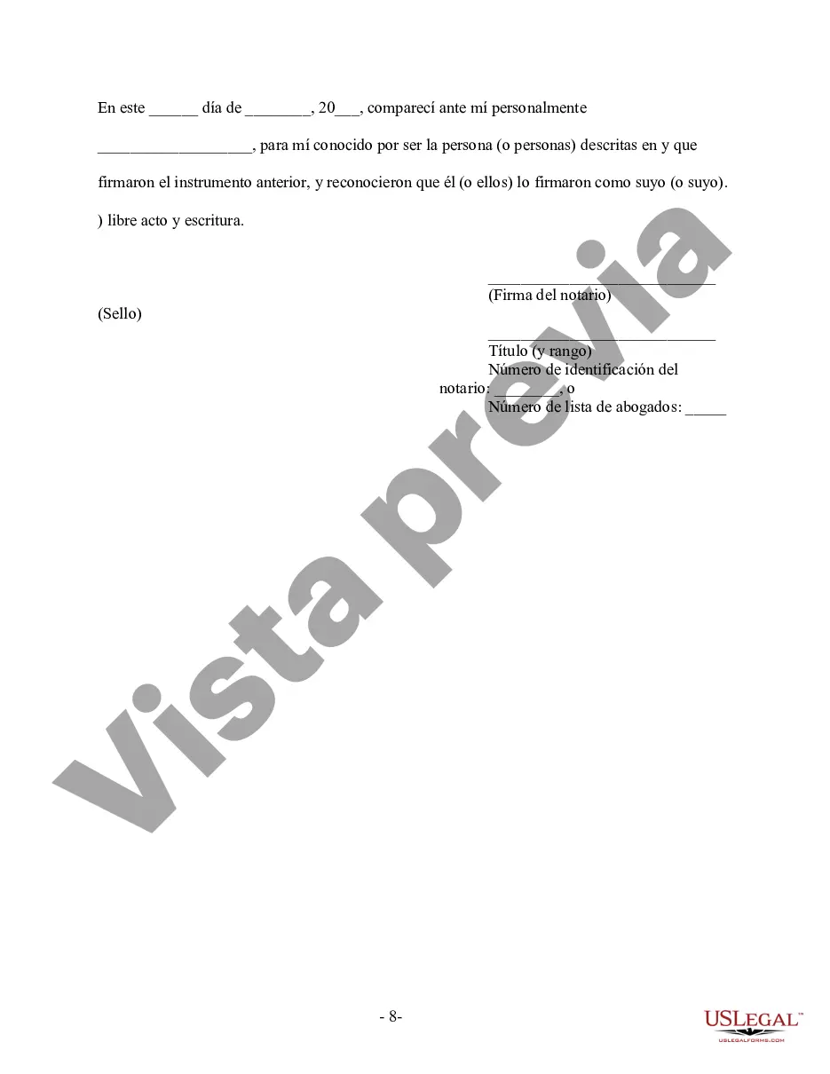 Preview Acuerdo prematrimonial prenupcial de Luisiana con estados financieros