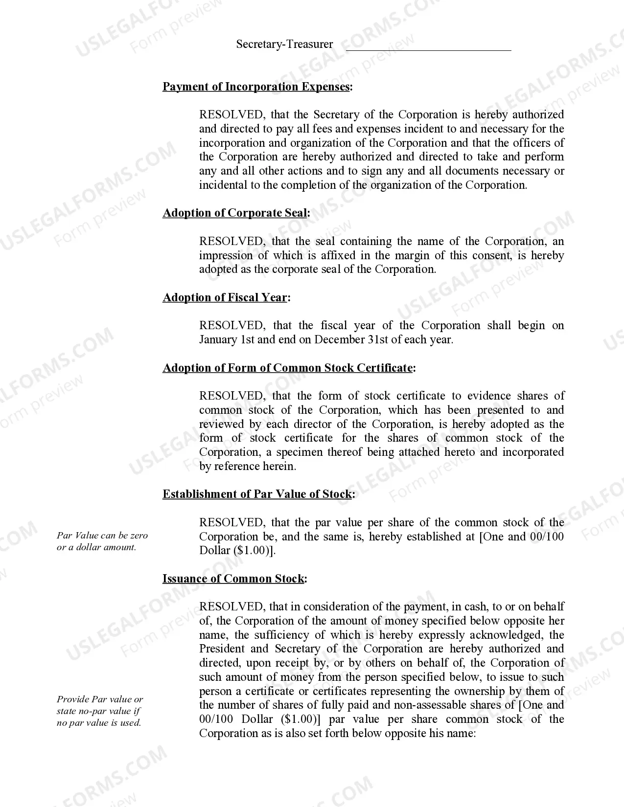 Preview Corporate Records Maintenance Package for Existing Corporations