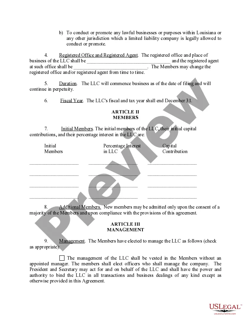 Get Limited Liability Company LLC Operating Agreement Preview Limited Liability Company LLC Operating Agreement