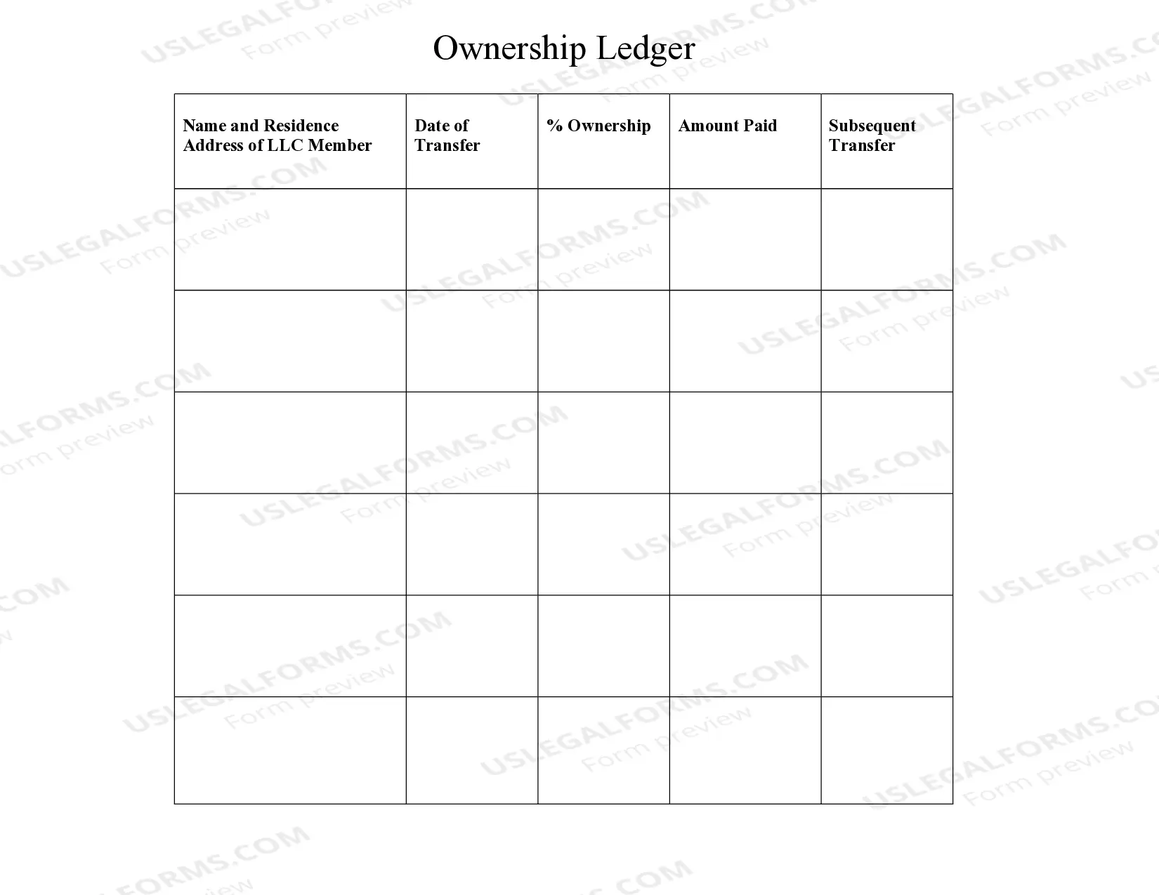 Preview Louisiana Professional Limited Liability Company PLLC Formation Package