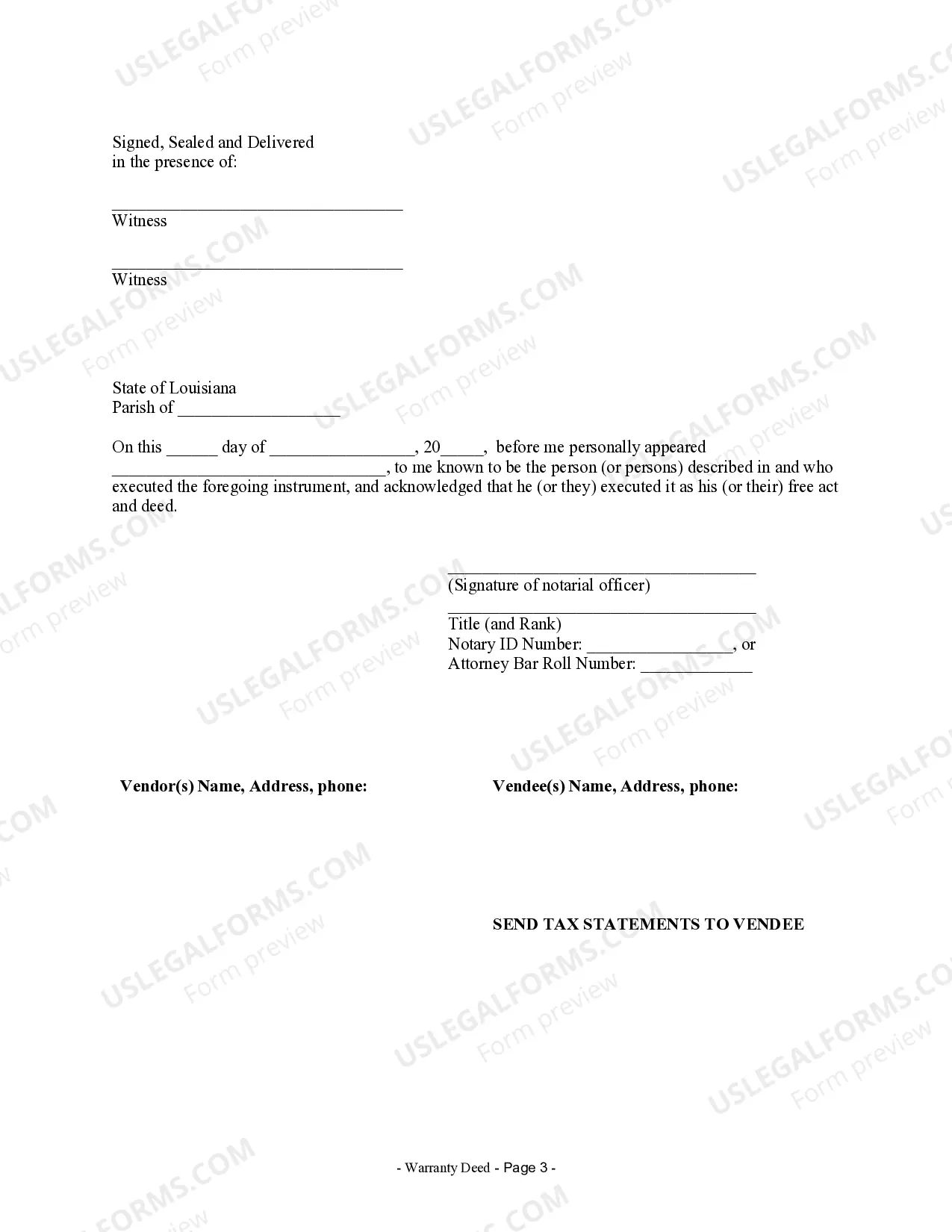 Preview Warranty Deed from Individual to Husband and Wife