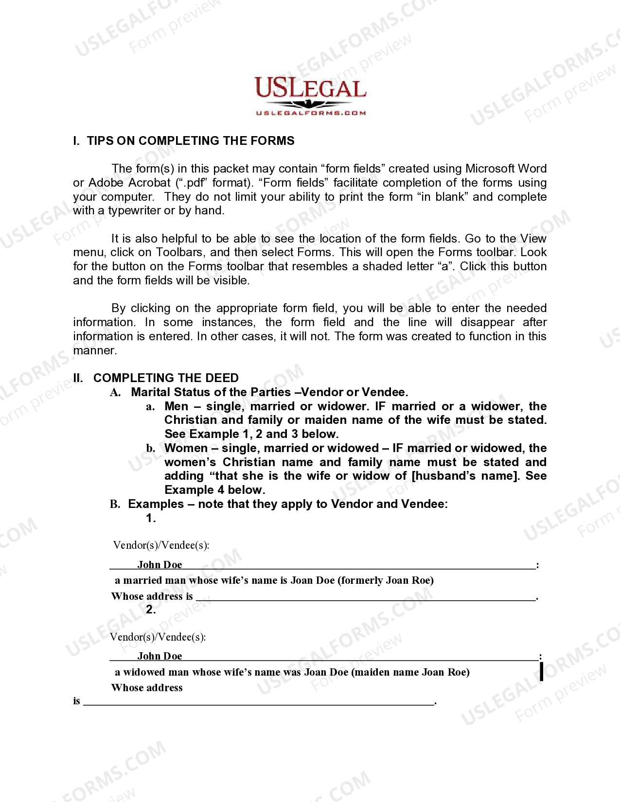 New Orleans Louisiana Deed of Conveyance Warranty from two Individuals to Husband and Wife