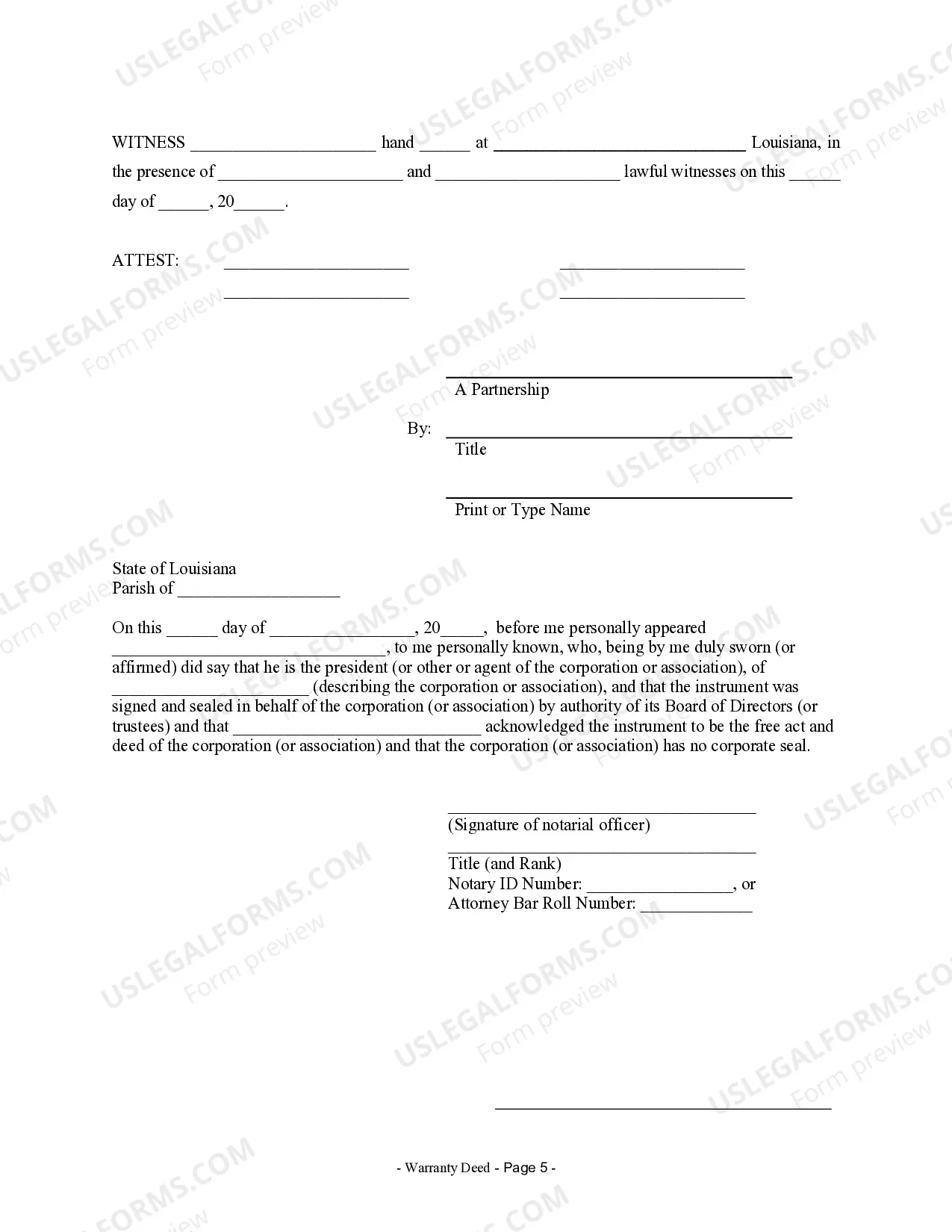Preview Quitclaim Deed from Individual to Individual without Waiver of Dower, Curtsey, and Homestead