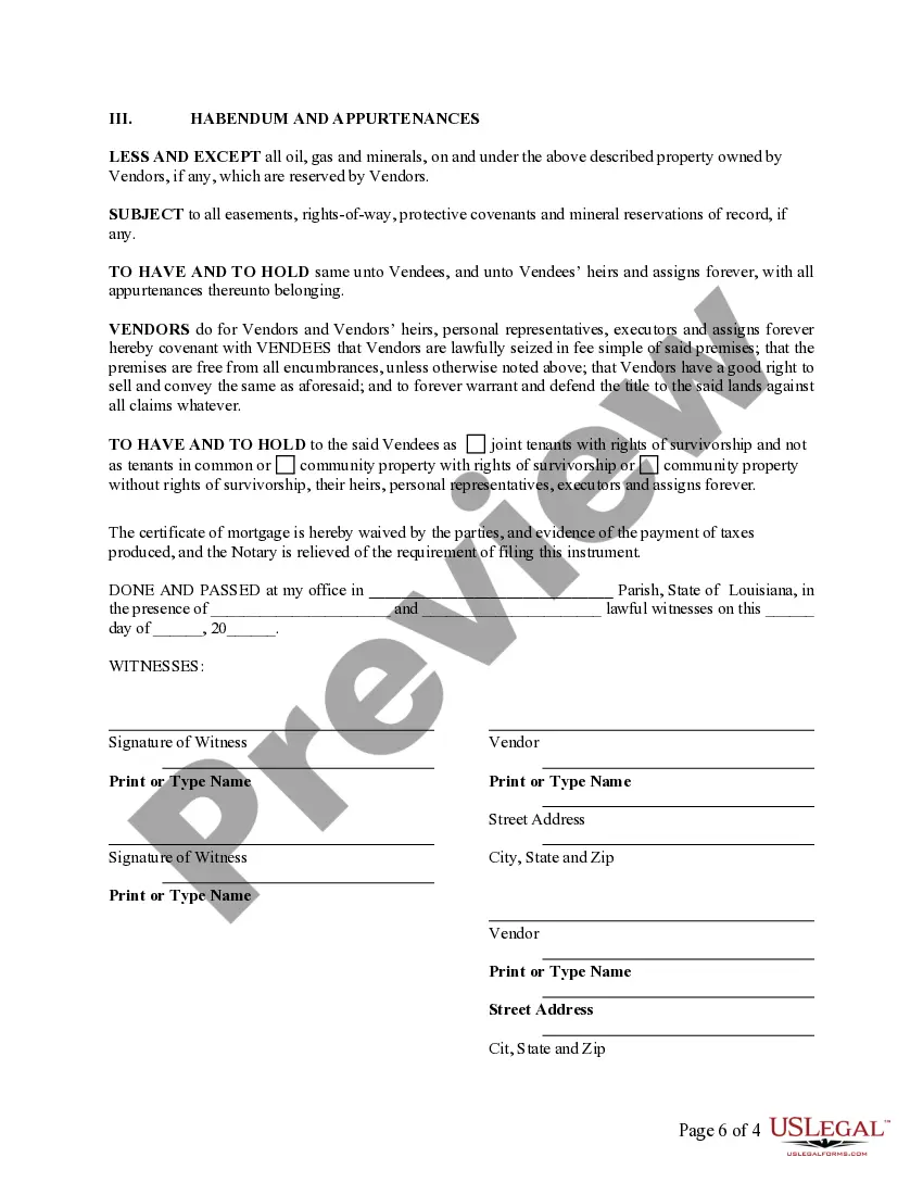 Preview Warranty Deed from two Individuals to Husband and Wife
