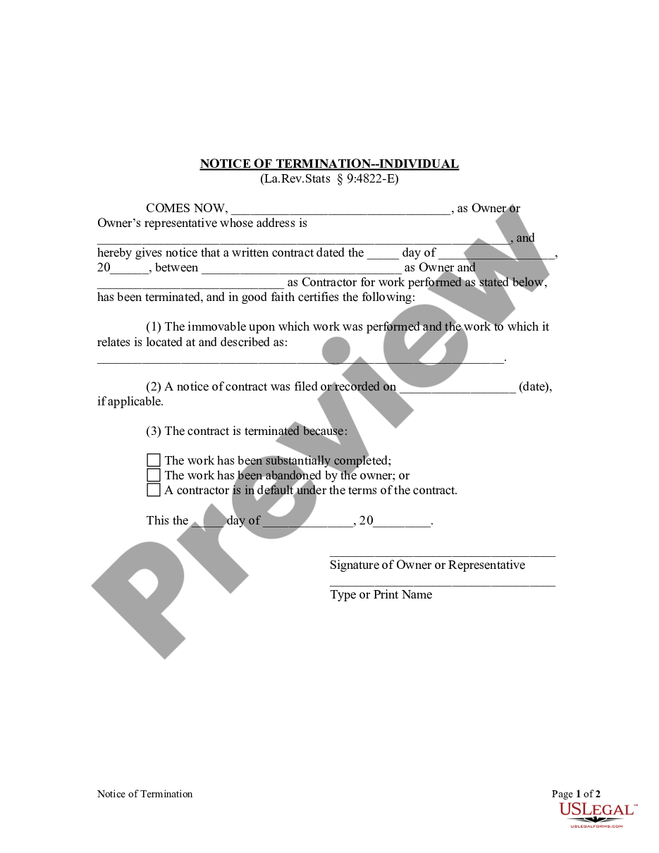 louisiana-notice-of-termination-individual-form-lwc-77-for-a-former