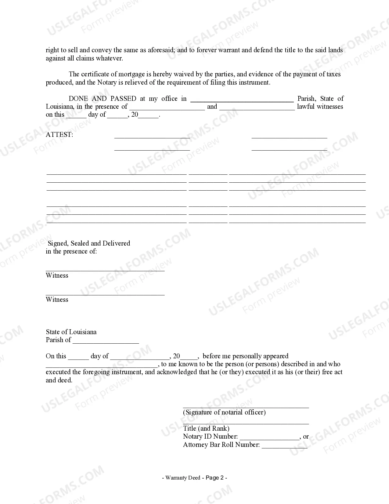 Preview Warranty Deed from Husband and Wife to Corporation