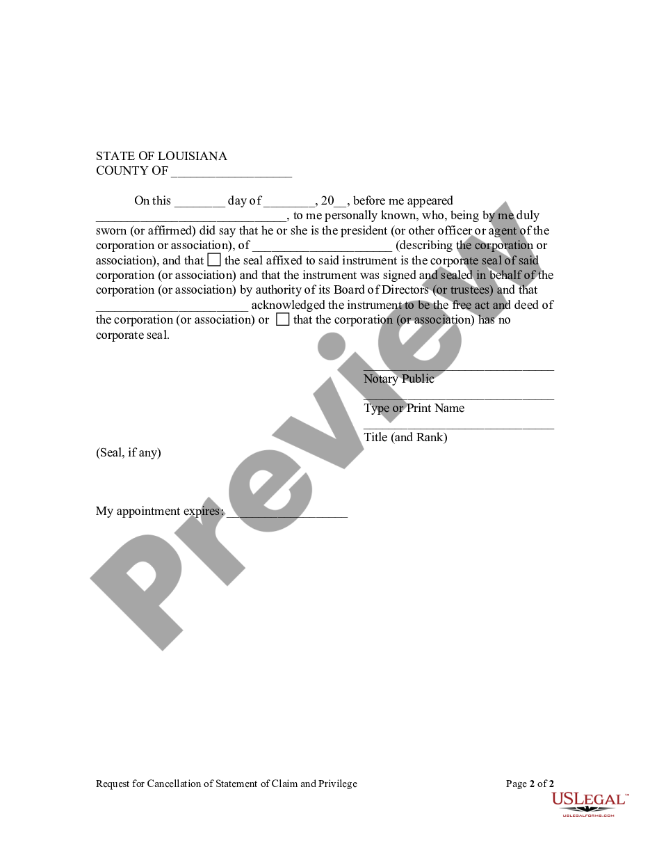 baton-rouge-louisiana-request-for-cancellation-of-statement-of-claim