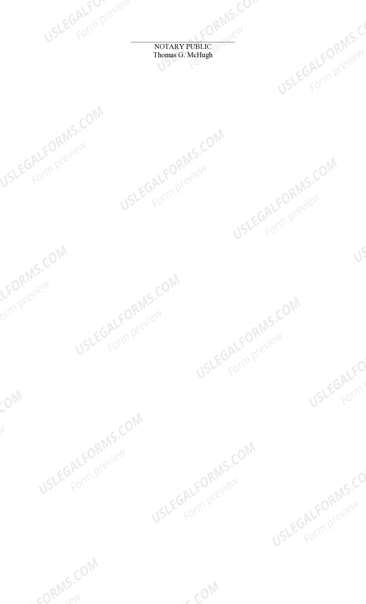 Preview Act of Correction to Real Estate Description